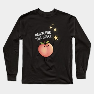 Peach for the Stars Long Sleeve T-Shirt